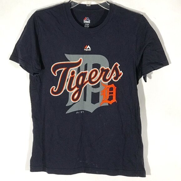 MLB Majestic Detroit Tigers Baseball Tee - Picture 1 of 9